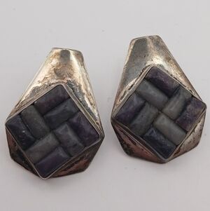 Jay King Signed DTR China .925 Earrings